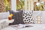 Modern Outdoor: Black Arrows Pillow
