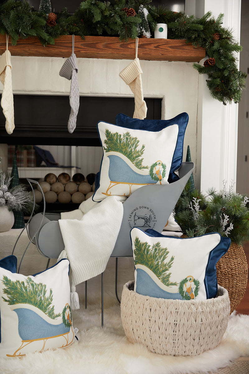 Holiday Palmetto Pillow – Sewing Down South