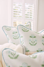 Kids Collection: Victorian Floral in Blue Pillow