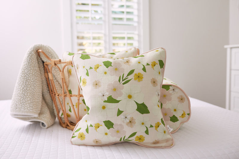 Kids Collection: Pink Floral Pillow