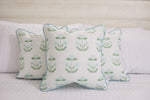 Kids Collection: Victorian Floral in Blue Pillow