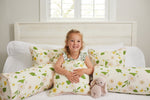 Kids Collection: Pink Floral Bolster Pillow