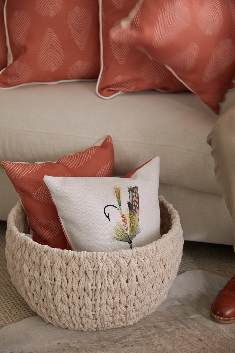 Fly Fish Lumbar Pillow