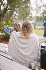 SDS Embroidered Picnic Blanket with Tassels