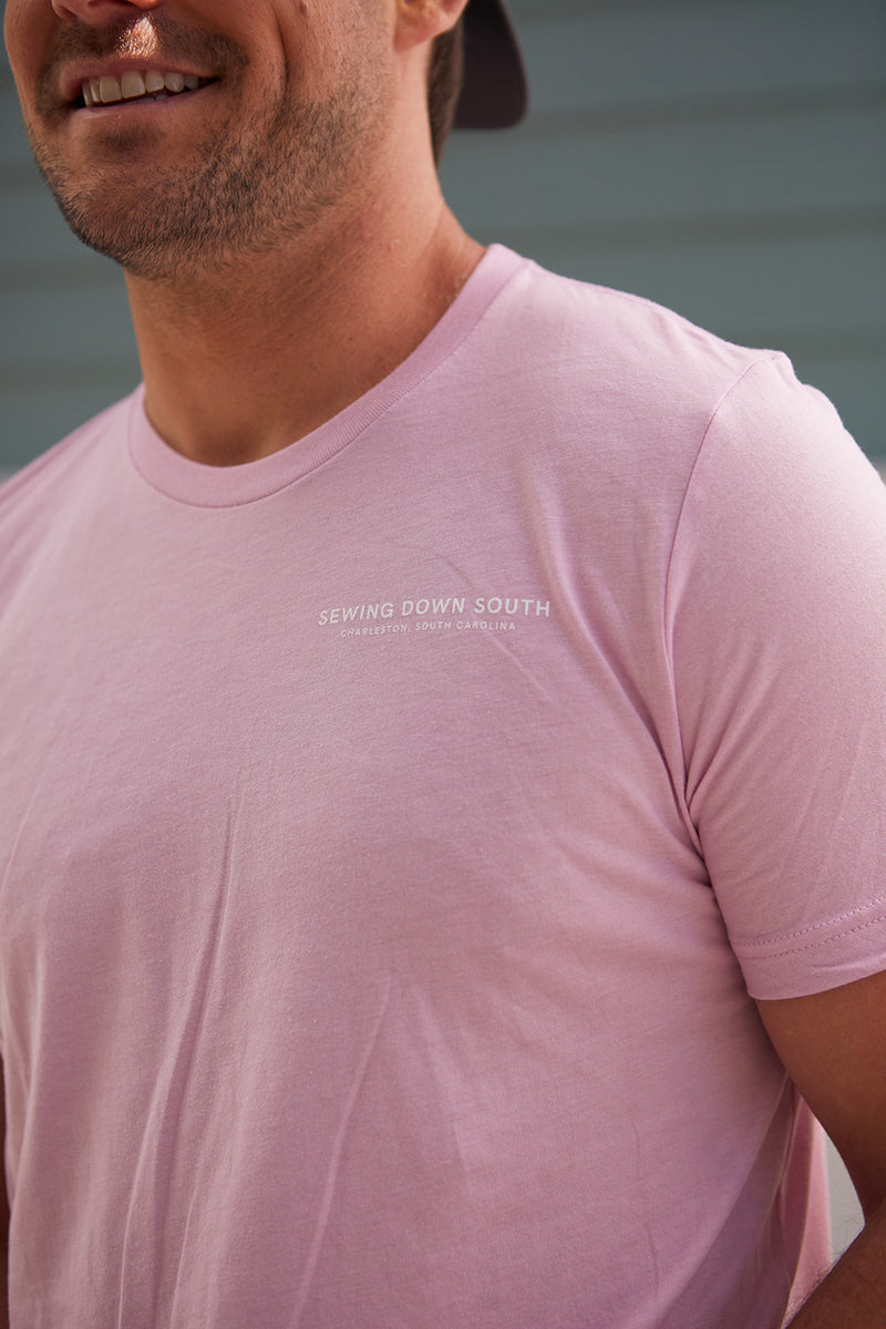 Sewing Down South Logo Tee, Rainbow Row Colors