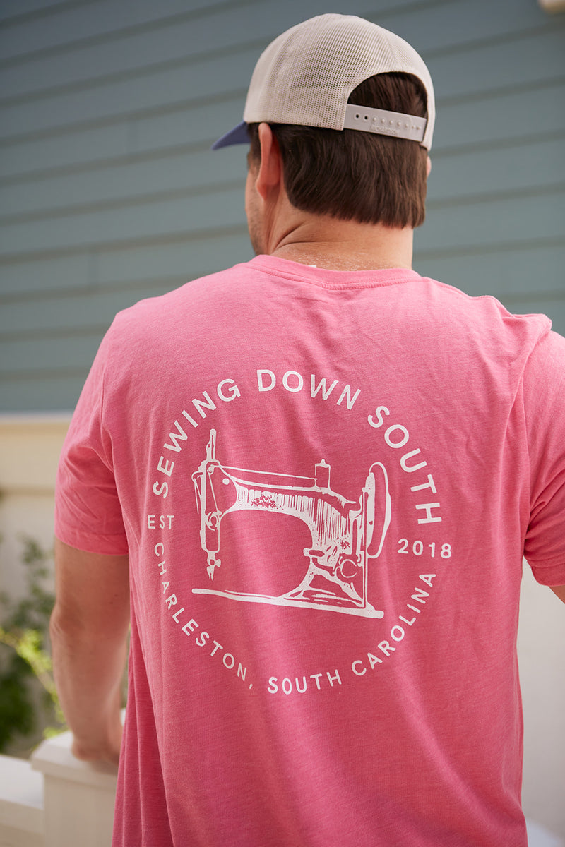Sewing Down South Logo Tee, Rainbow Row Colors