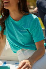Sewing Down South Logo Tee, Rainbow Row Colors