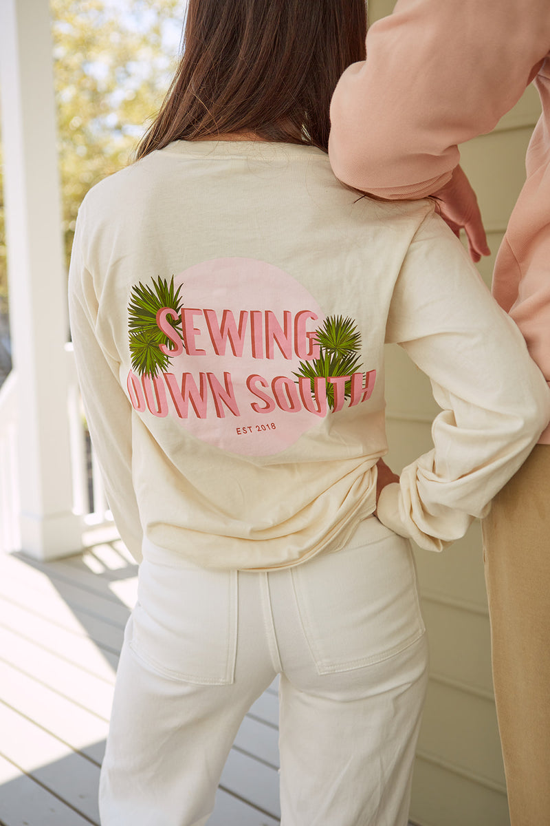Sewing Down South Palmetto Long Sleeve Tee