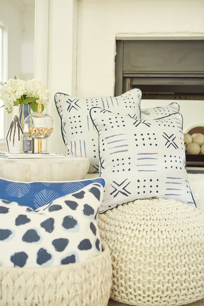 Mudcloth outdoor store pillows