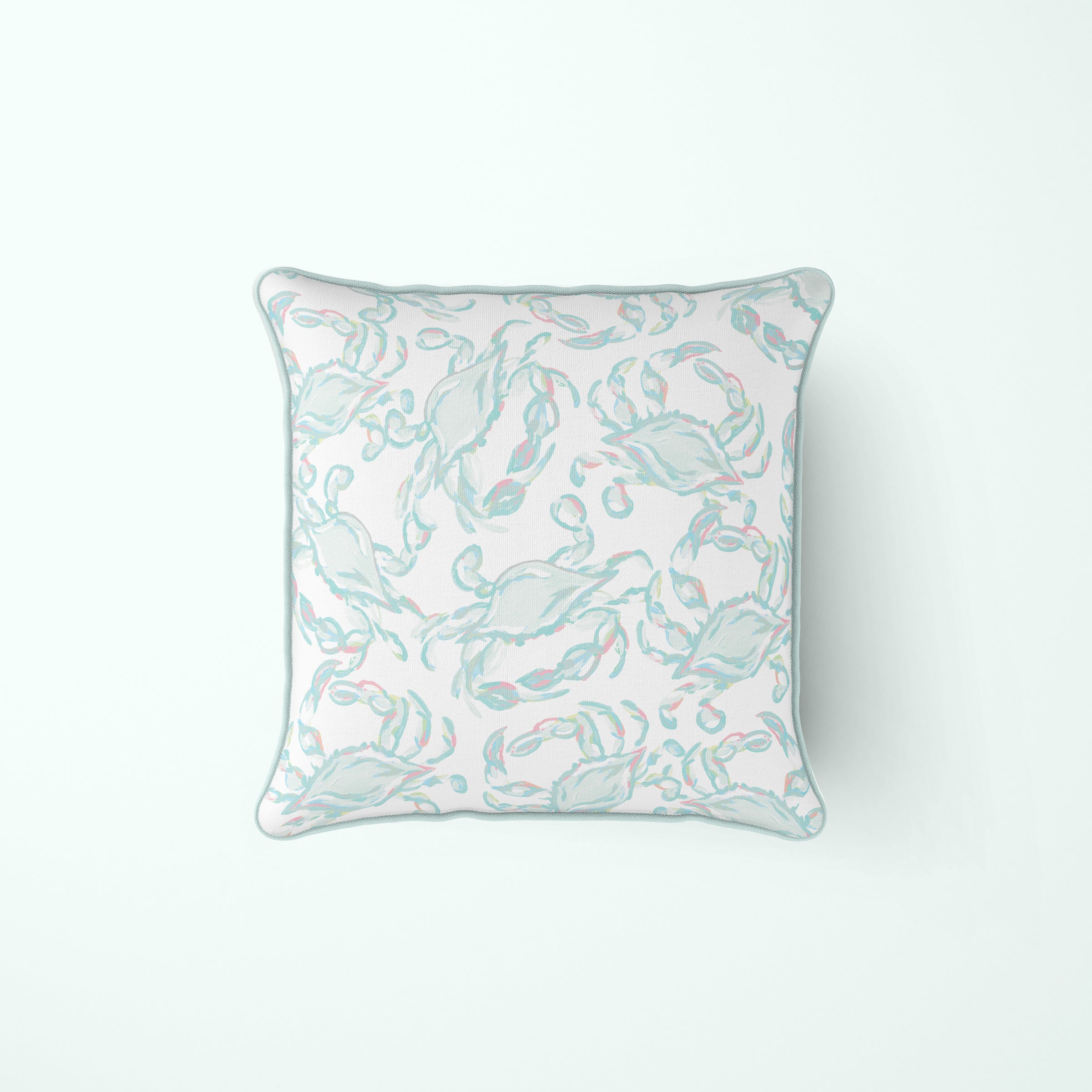 Spa blue outdoor pillows deals